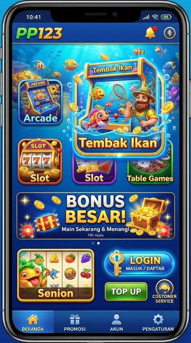 Tampilan antarmuka pp123 yang modern dan user-friendly.